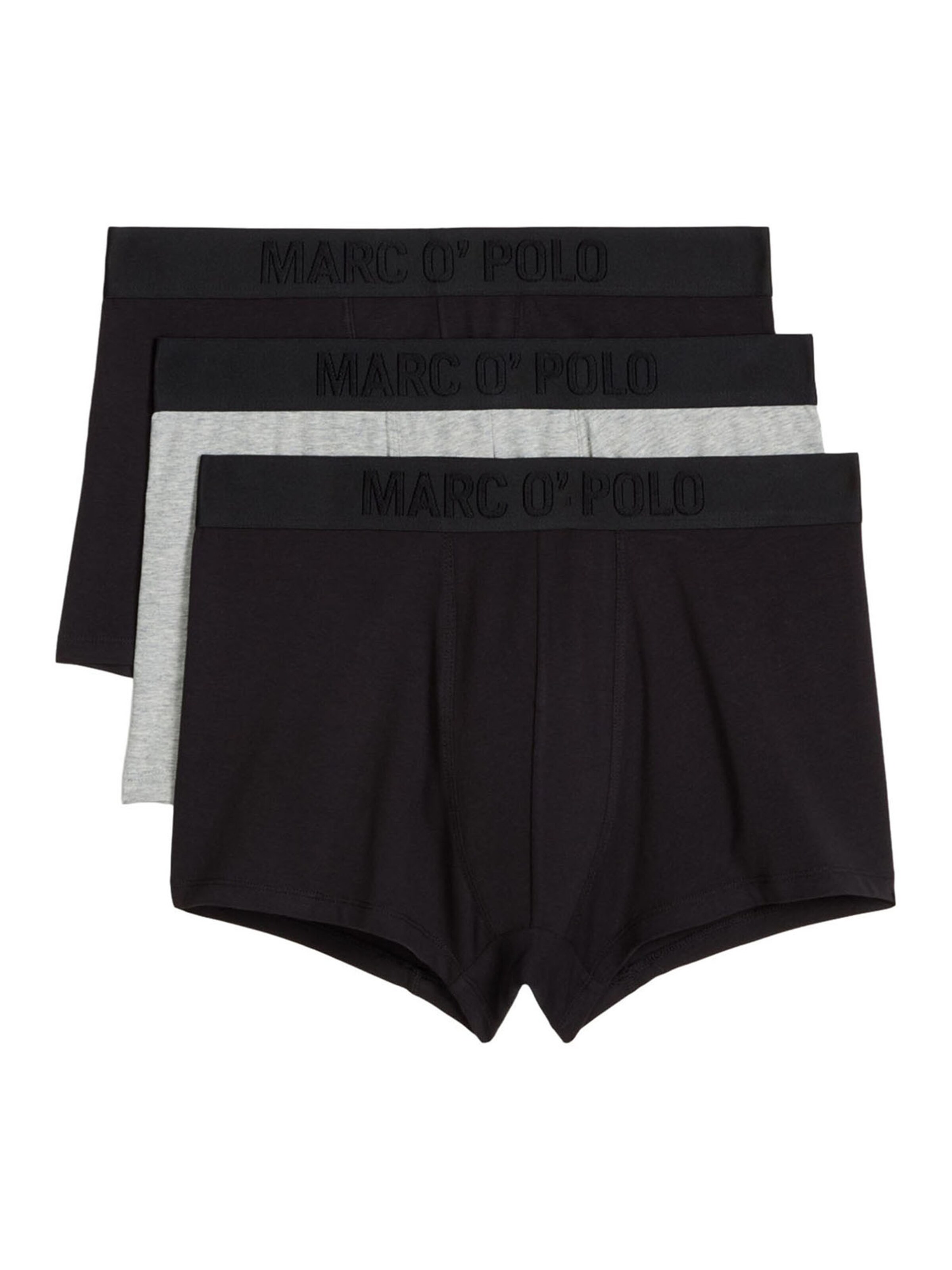 Marc O'Polo Boxer shorts ' Essentials ' in Mottled grey / Black, Item view