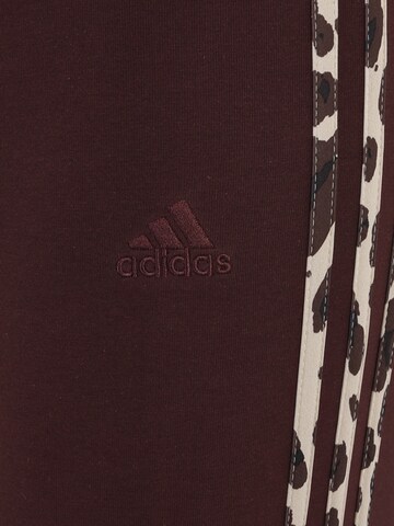 ADIDAS SPORTSWEAR Skinny Sporthose in Braun