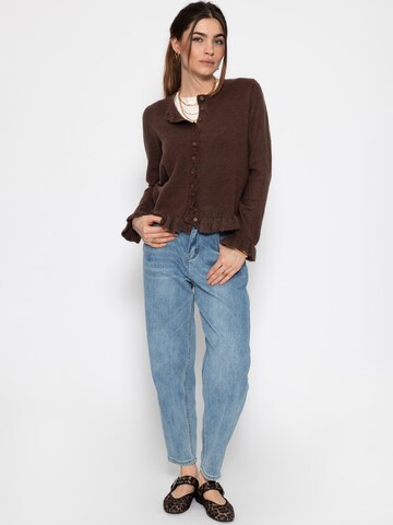 SASSYCLASSY Strickjacke‌ in Braun