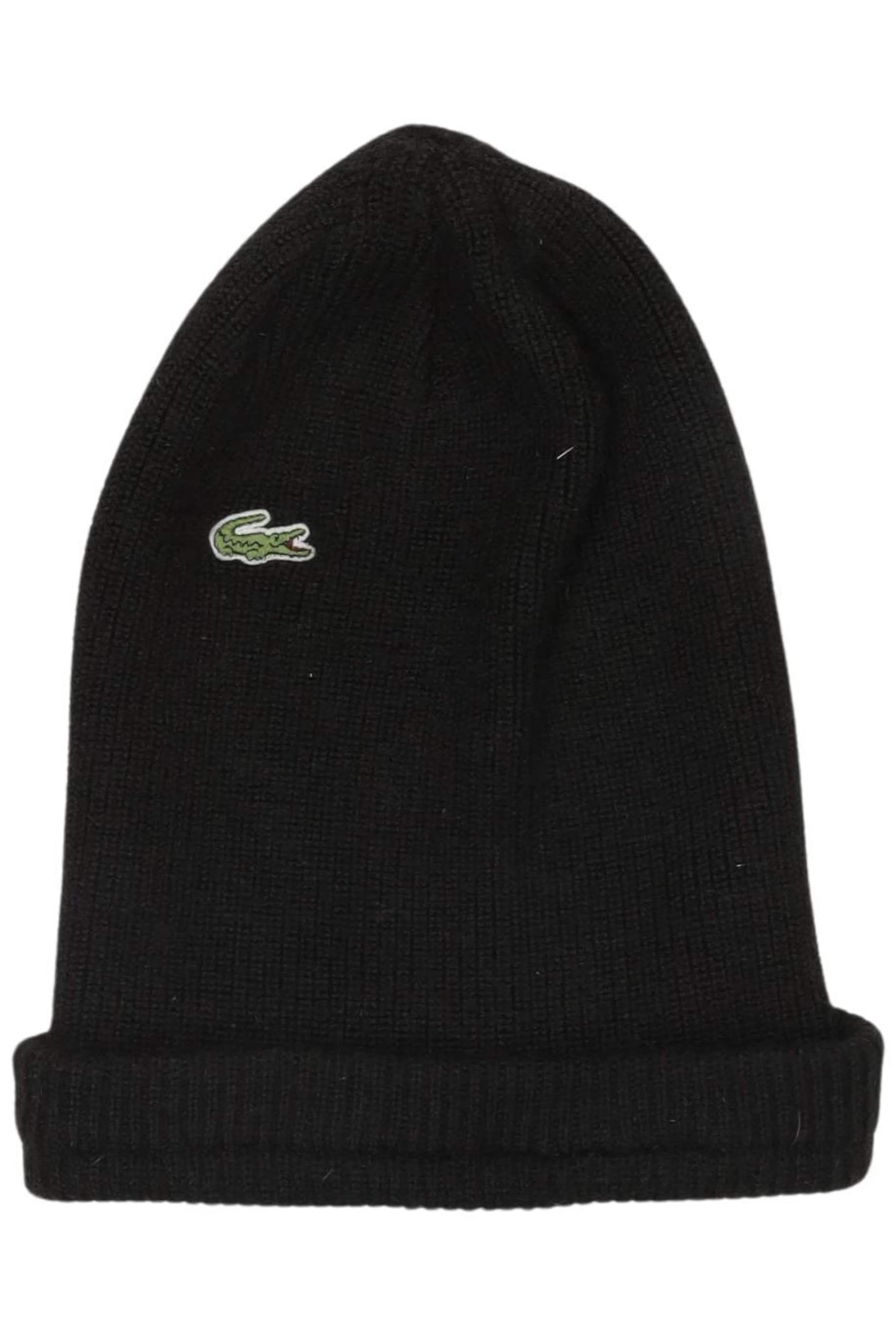 LACOSTE Hat & Cap in One size in Black: front