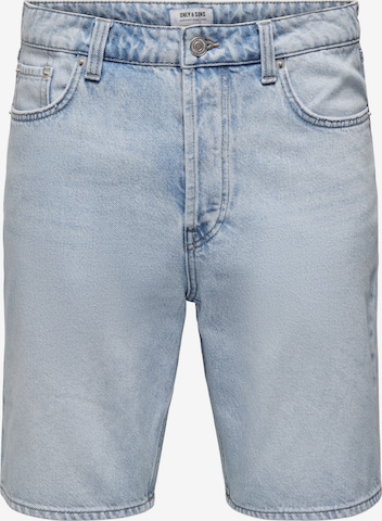 Only & Sons regular Jeans i blå: forside
