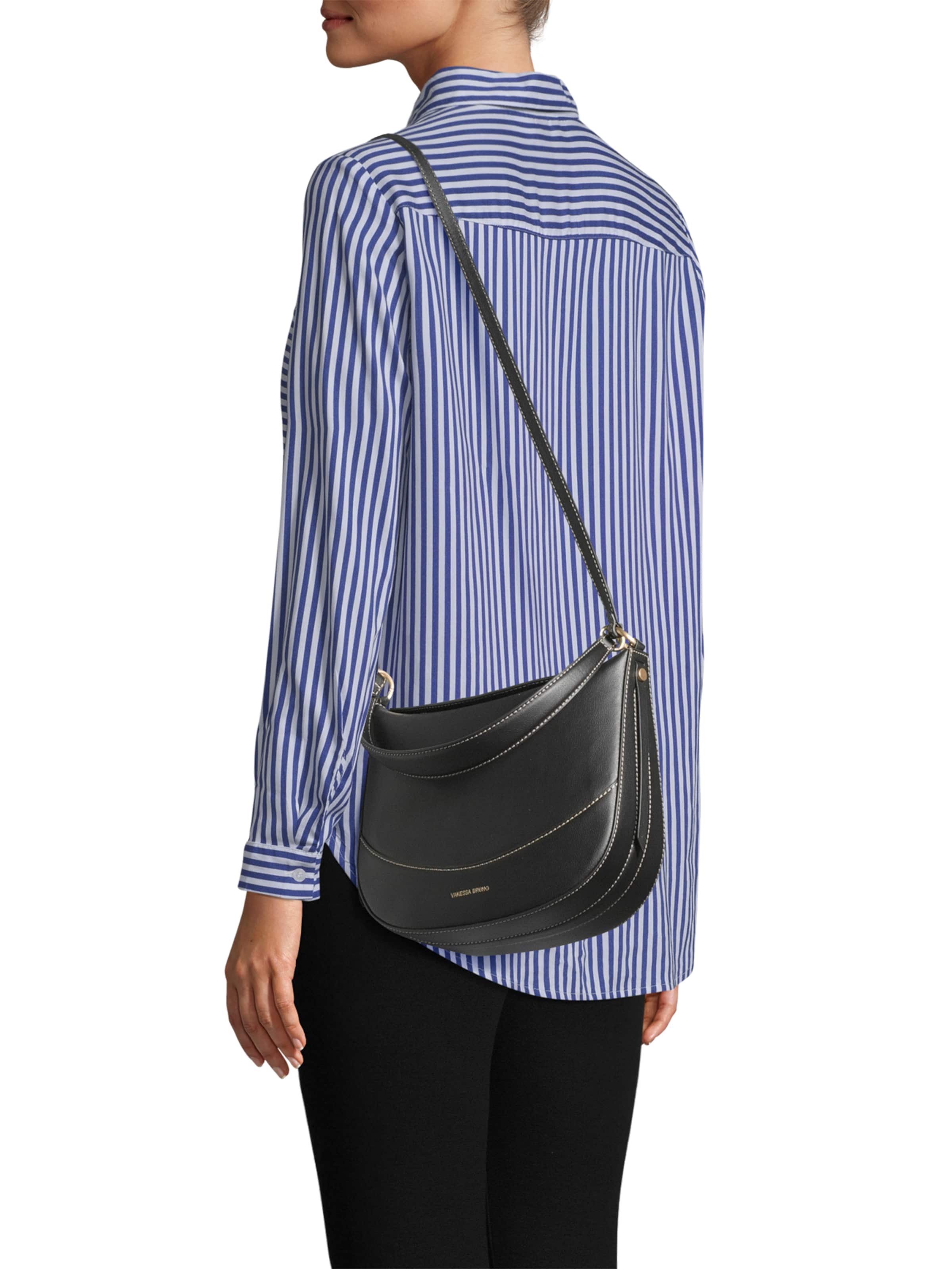 juoda Vanessa Bruno Rankinė ant peties 'DAILY': priekis