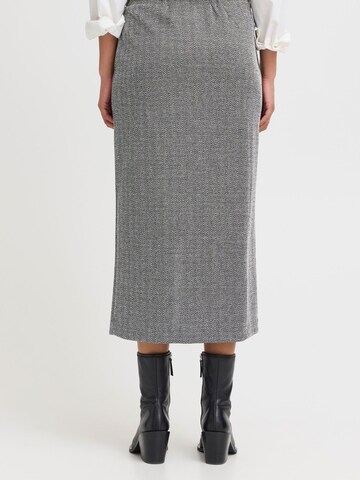 ICHI Skirt in Grey