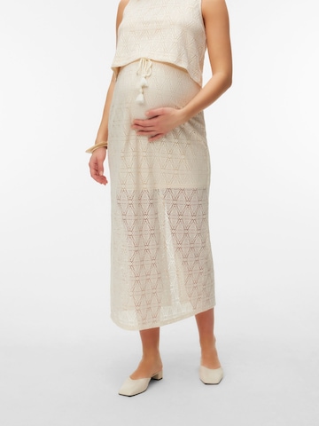 Vero Moda Maternity - Falda en beige: frente