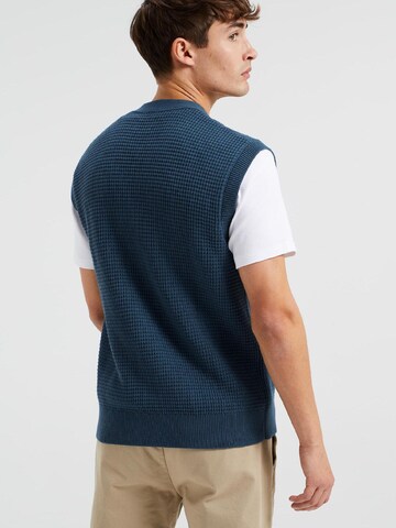 WE Fashion Knit Cardigan in Blue