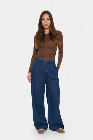 SAINT TROPEZ Wide leg Jeans 'JaclynSZ' in Blue: front