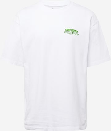 EDWIN Shirt 'Gardening Services' in White: front