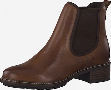 TAMARIS Chelsea boots in Brown: front