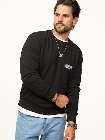 JACK JONES Sweatshirt 'JJINFINITY' in Black