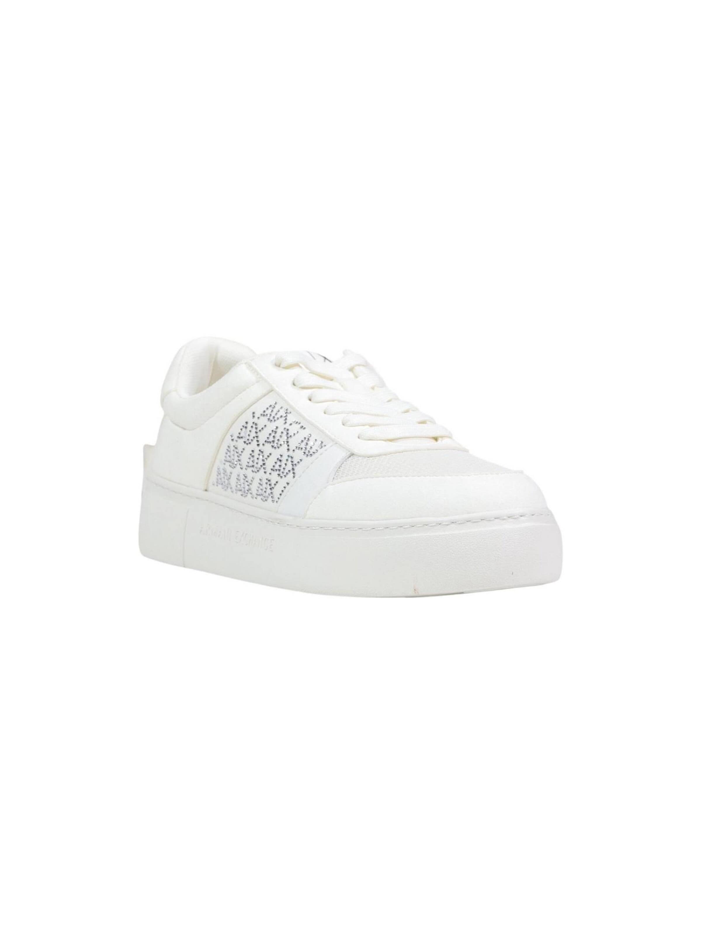 Baskets basses 'XW002788 AF23057' ARMANI EXCHANGE en blanc : devant