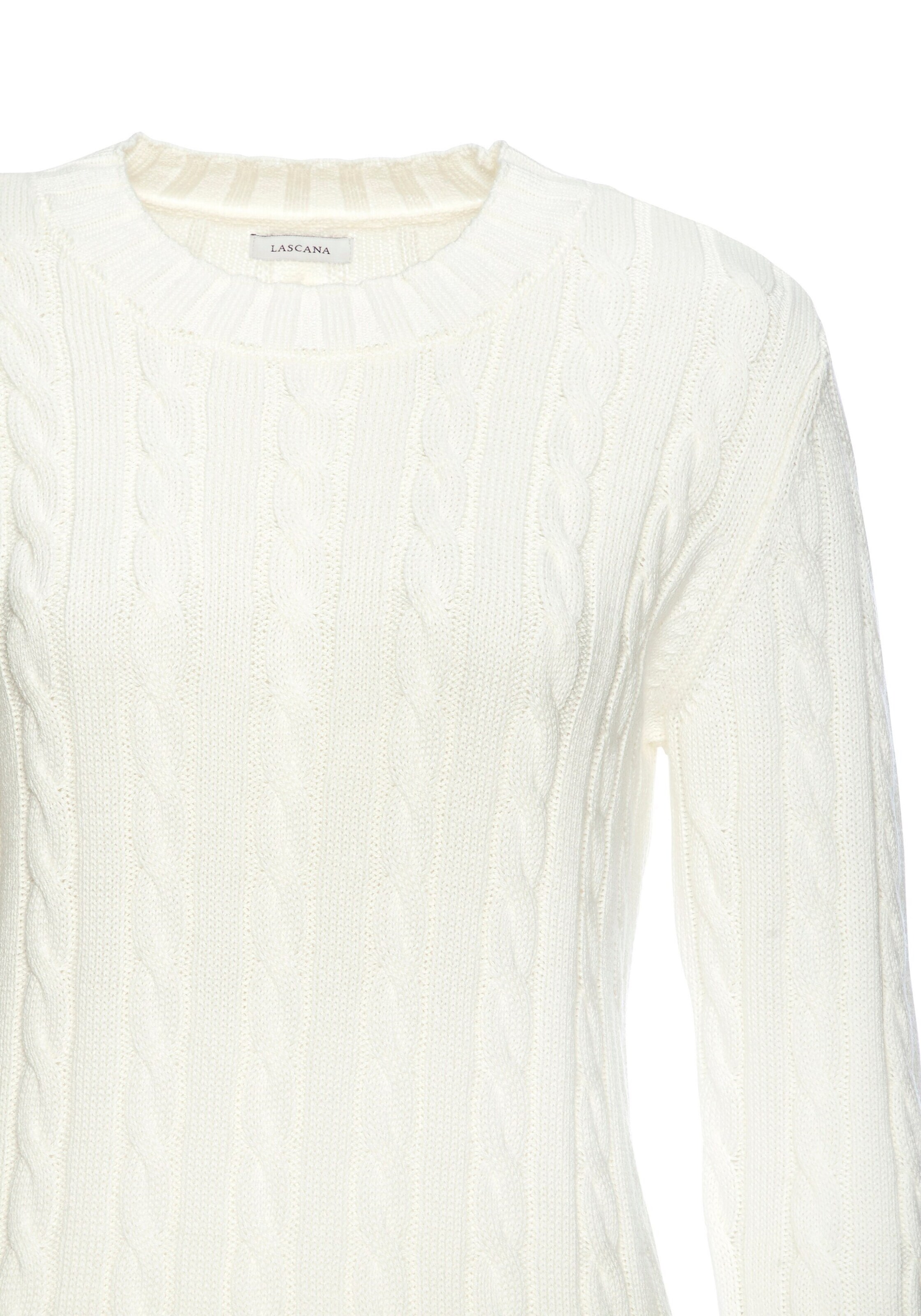 LASCANA Sweater in Beige