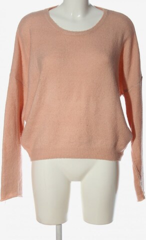 Soky & Soka Oversized Pullover in XS-XL in Beige: front