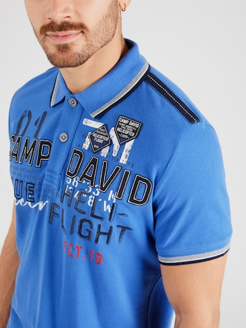 CAMP DAVID Shirt 'Heli Flight' in Blue