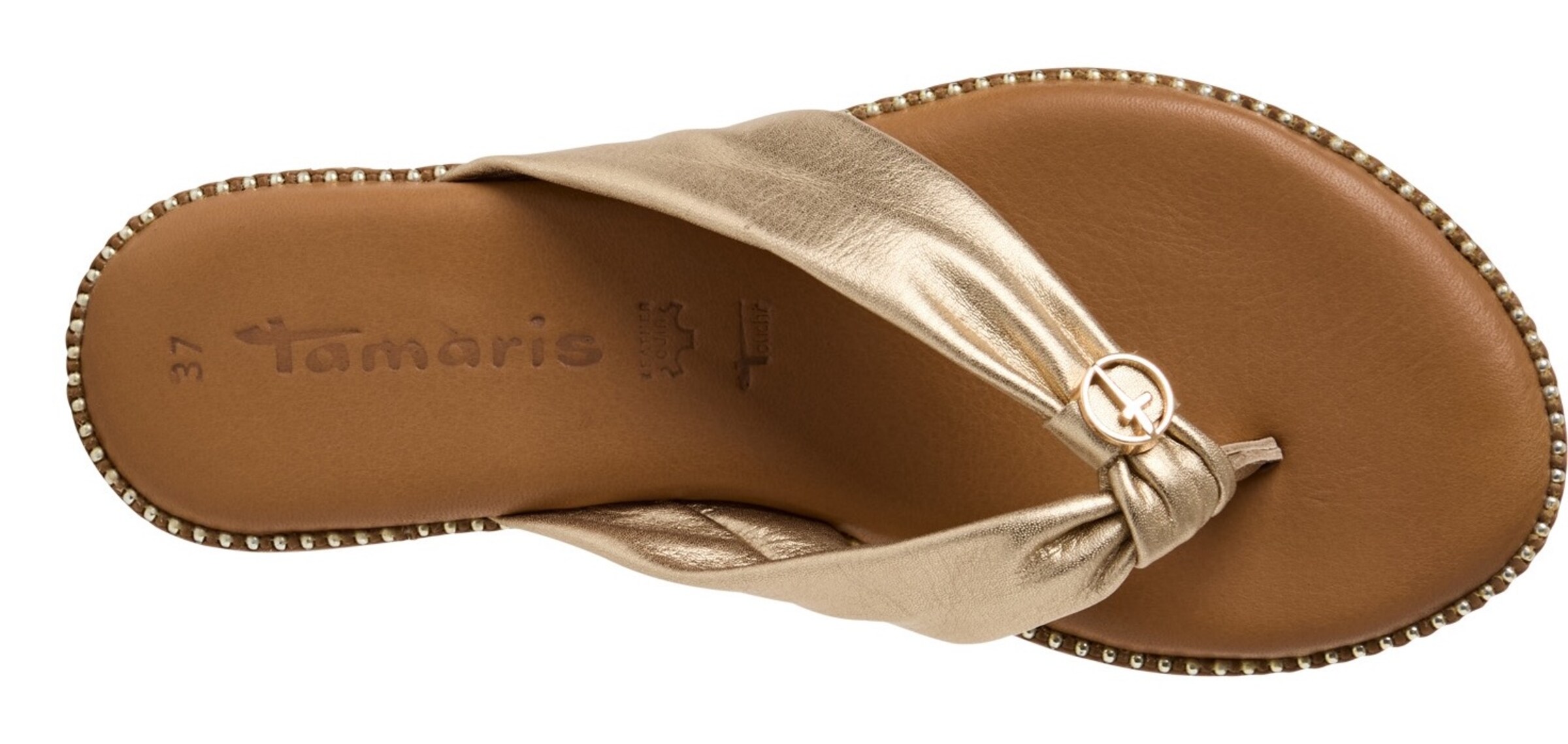 Tamaris Zehentrenner 'Dianette' in Gold