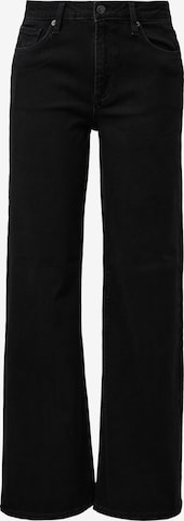 Jeans 'Catie' de la QS pe negru: față