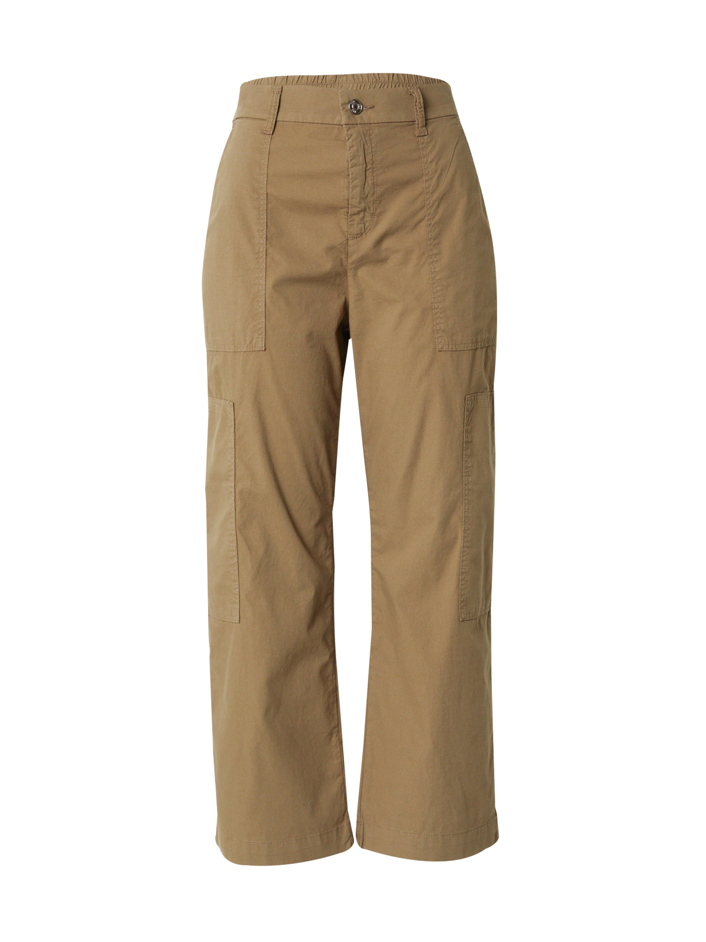 MAC regular Παντελόνι 'CARI' σε πράσινο: μπροστά