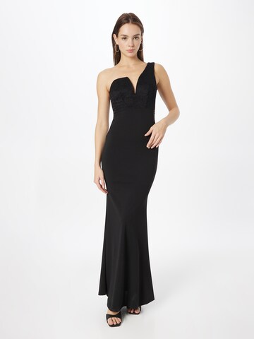 WAL G. - Vestido de festa 'GIGI' em preto: frente