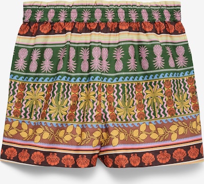 Kelnės 'VMTRUELY' iš VERO MODA, spalva – rusva / šviesiai geltona / tamsiai žalia / šviesiai rožinė, Prekių apžvalga