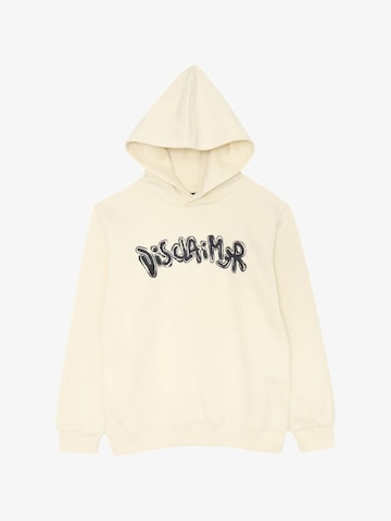 DISCLAIMER Sweatshirt 'Graffiti' in White: front