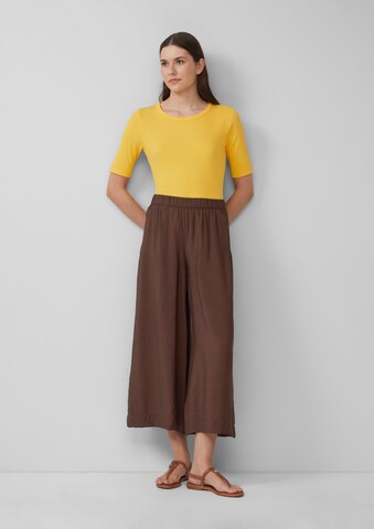 s.Oliver Wide Leg Hose in Braun