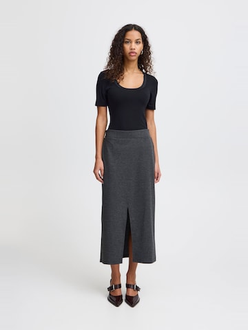 ICHI - Falda 'KATE' en gris