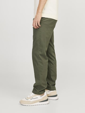 Coupe slim Pantalon chino JACK & JONES en vert