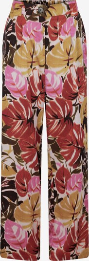 NAF NAF Hose 'Alegria' in beige / curry / dunkelrot / schwarz, Produktansicht
