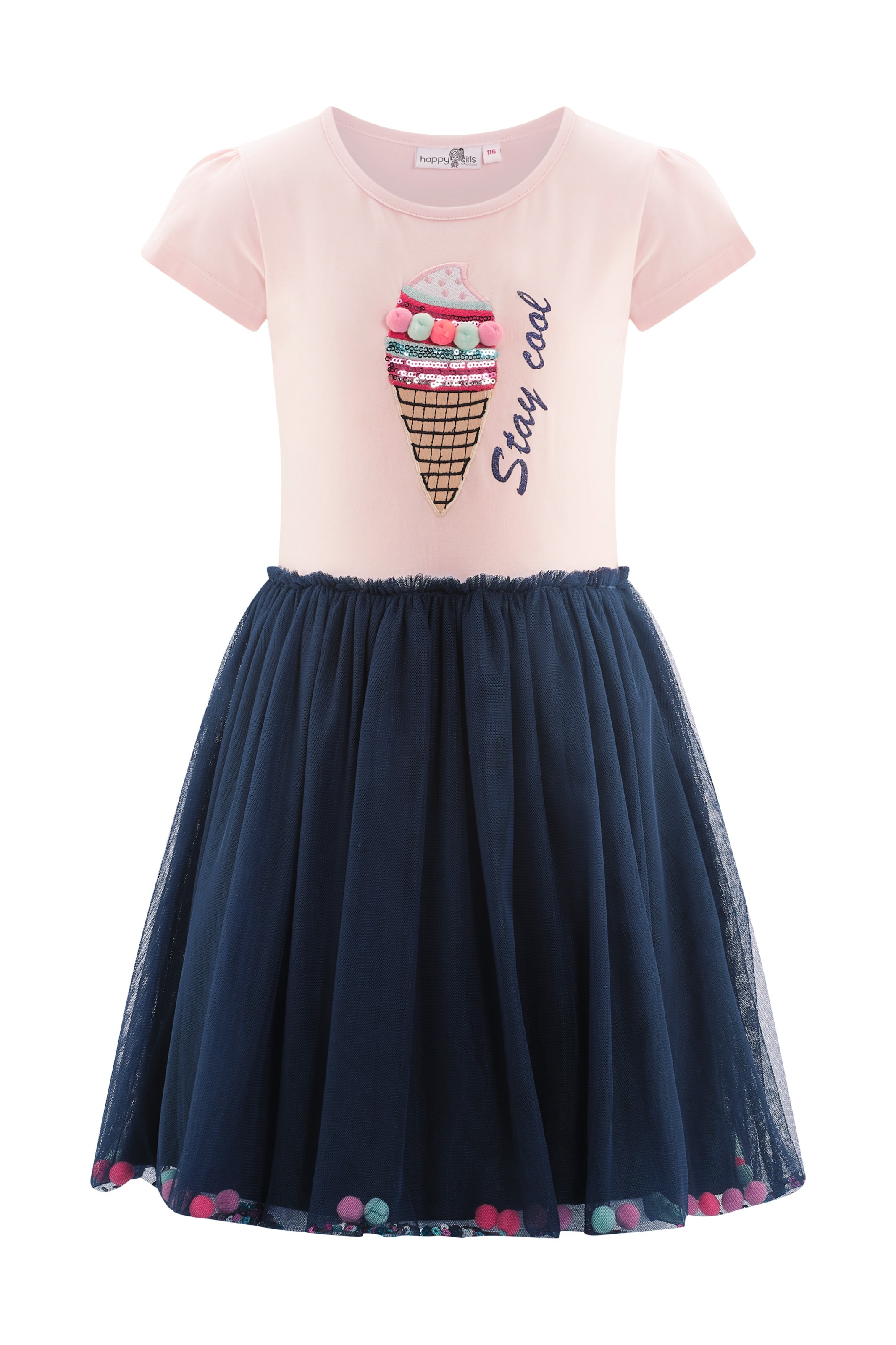 happy girls Obleka | modra barva: sprednja stran