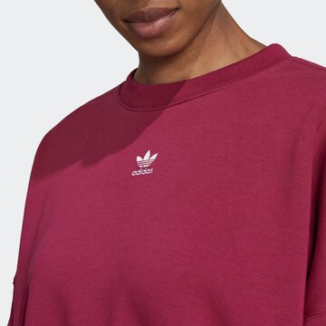 sarkans ADIDAS ORIGINALS Sportisks džemperis 'Adicolor Essentials Fleece'