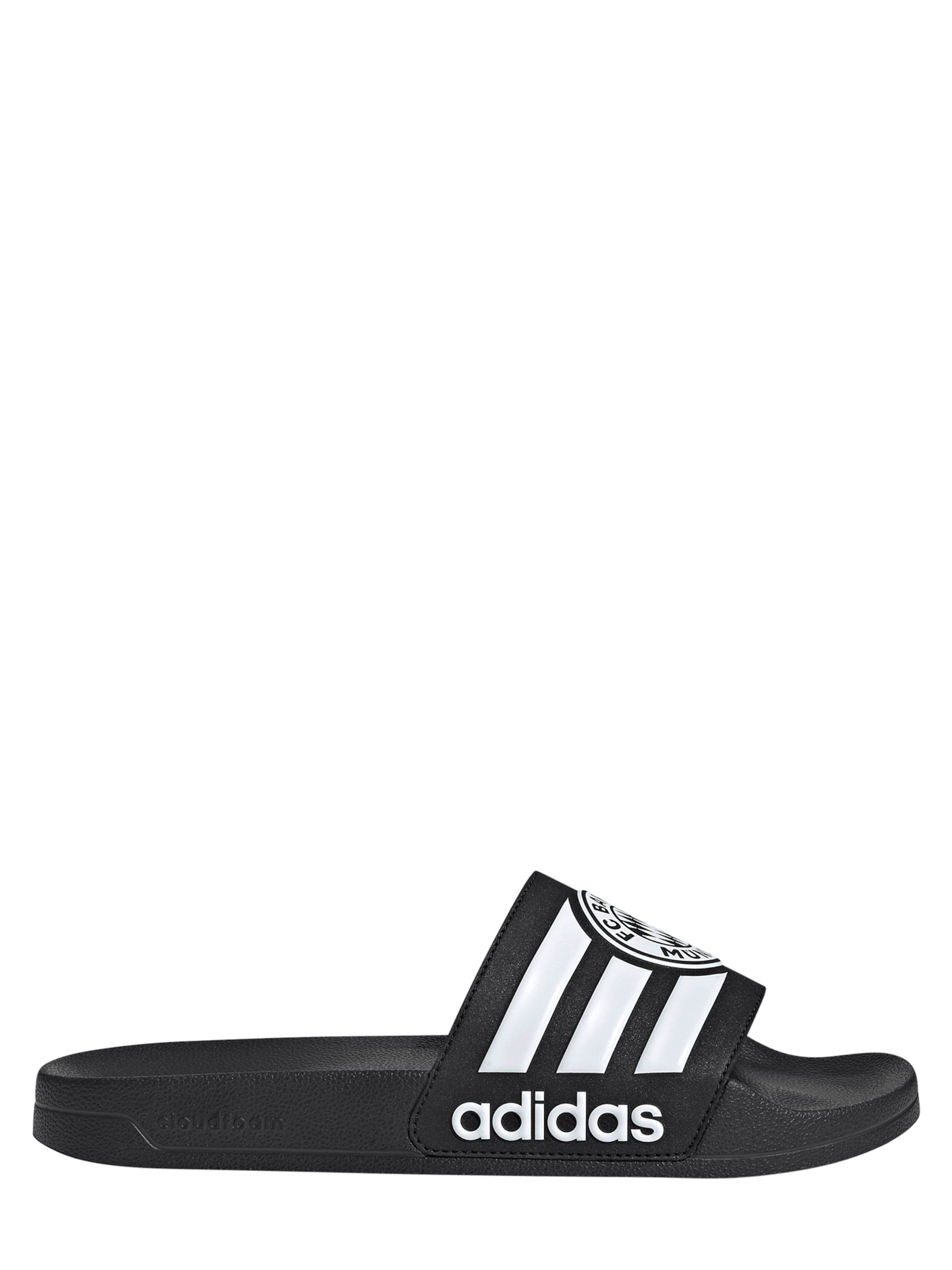 Zoccoletto 'ADILETTE SHOWER Bayern Munich' di ADIDAS SPORTSWEAR in nero: frontale