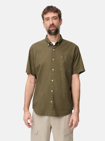 CAMEL ACTIVE Regular fit Button Up Shirt in Green: front