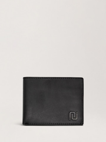 NEGOTIA Leather Wallet 'Folden' in Black: front