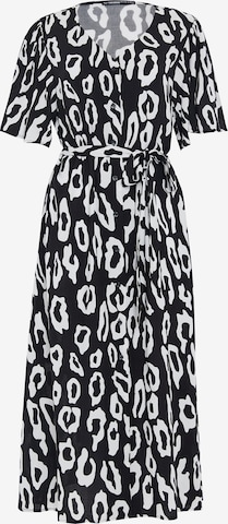 Threadbare Shirt Dress 'Fruit' in Black: front