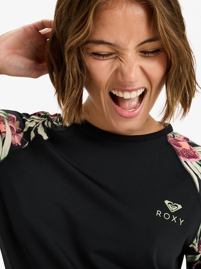 ROXY Performance Shirt in Light green / Dusky pink / Black, Item view