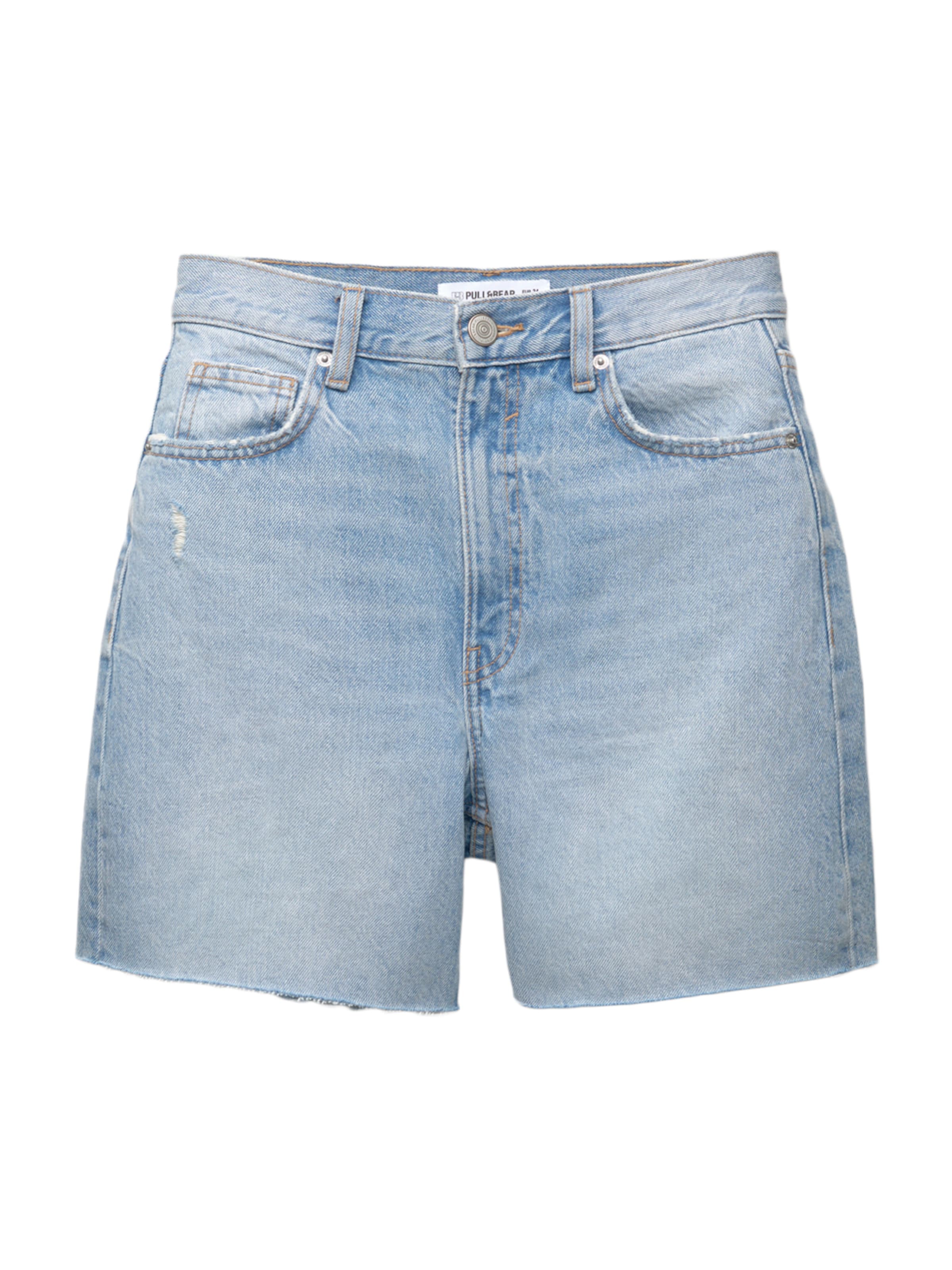 Pull&Bear Regular Jeans in Blue: front