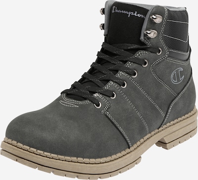 Champion Authentic Athletic Apparel Bottines à lacets 'NEW UPSTATE' en noir chiné, Vue avec produit