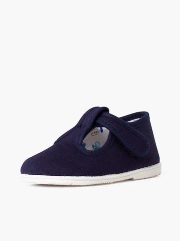 Scarpina primi passi di Pisamonas in blu: frontale