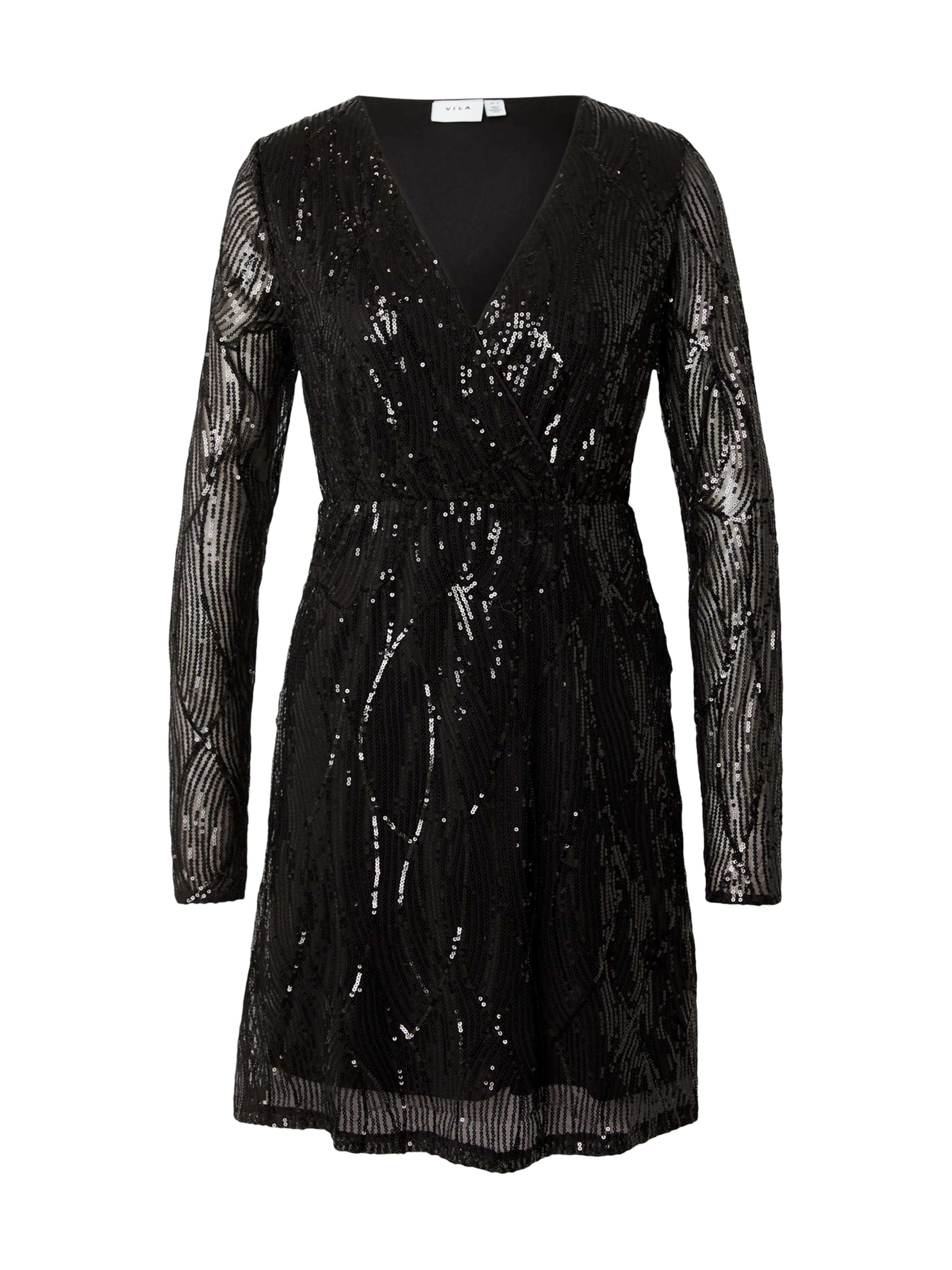 VILA - Vestido de gala 'VIKORA' en negro: frente