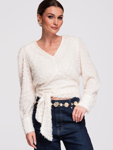 Ombre Pullover‌‌‌‌‌‌‌ in Beige: Vorderseite
