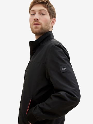 TOM TAILOR Between-Season Jacket in Black