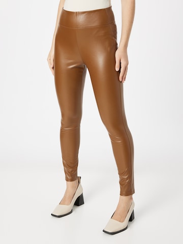 GAP Skinny Leggings in Brown: front