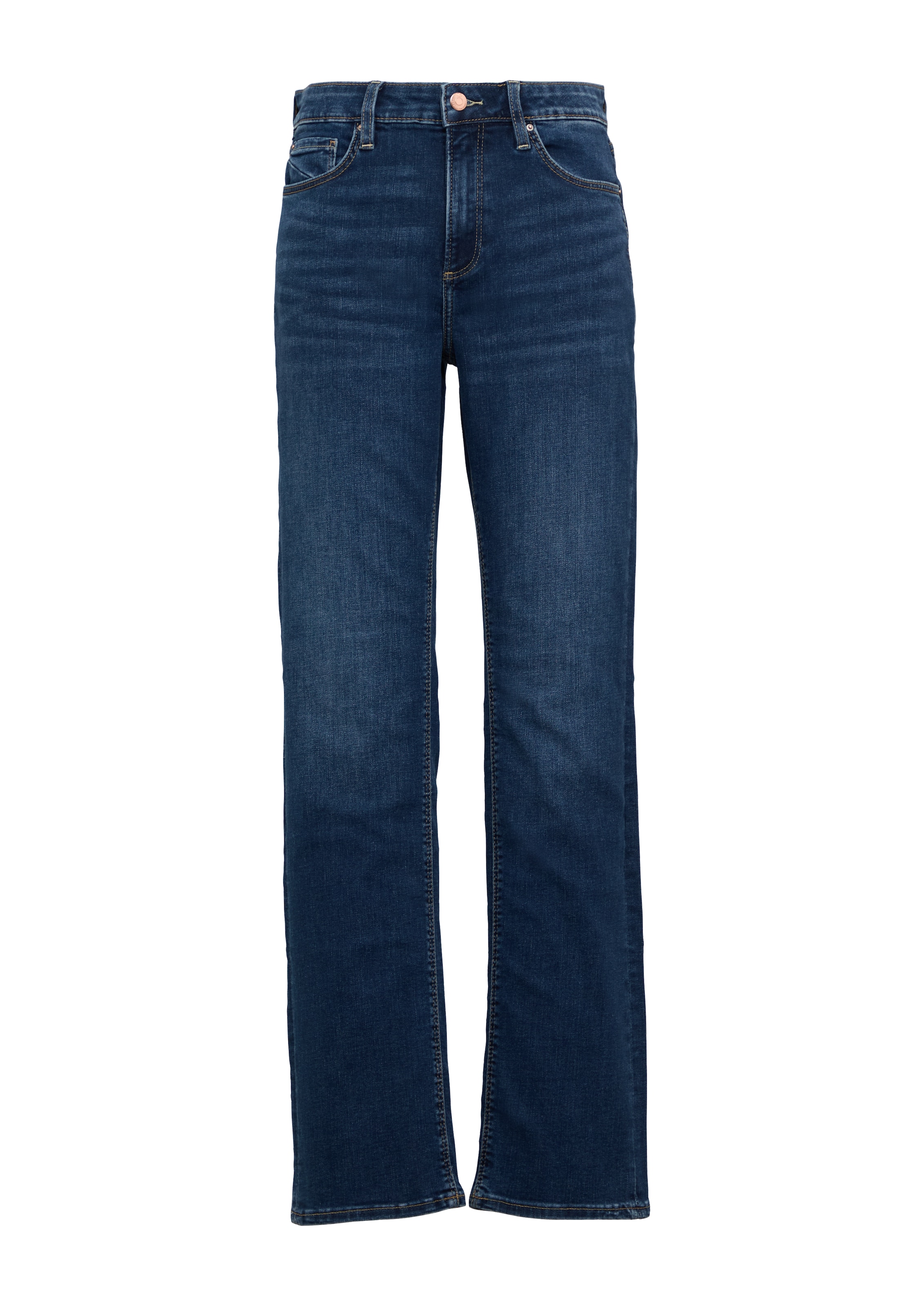 QS Regular Jeans 'Catie' in Blauw: voorkant