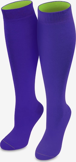 normani Kniestrümpfe in indigo / neongelb, Produktansicht