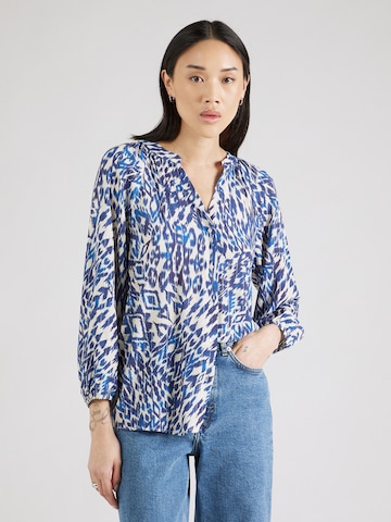 Maison 123 Blouse 'THESEE' in Blauw: voorkant