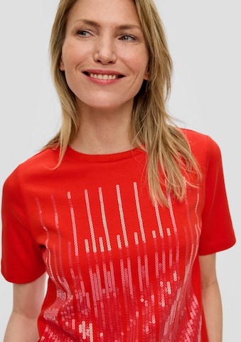 T-shirt s.Oliver BLACK LABEL en rouge