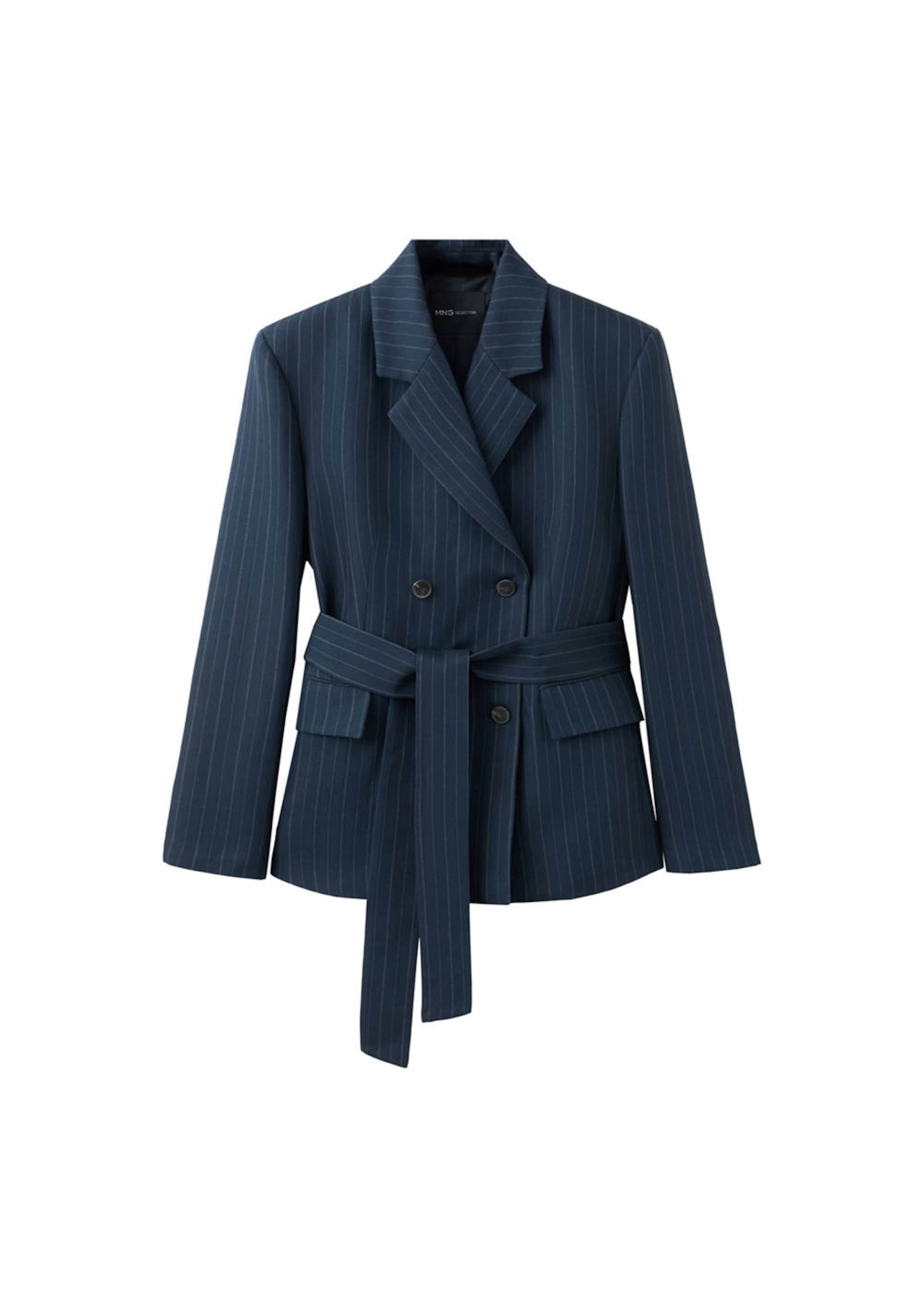 MANGO Blazer 'Vega' in Blue: front