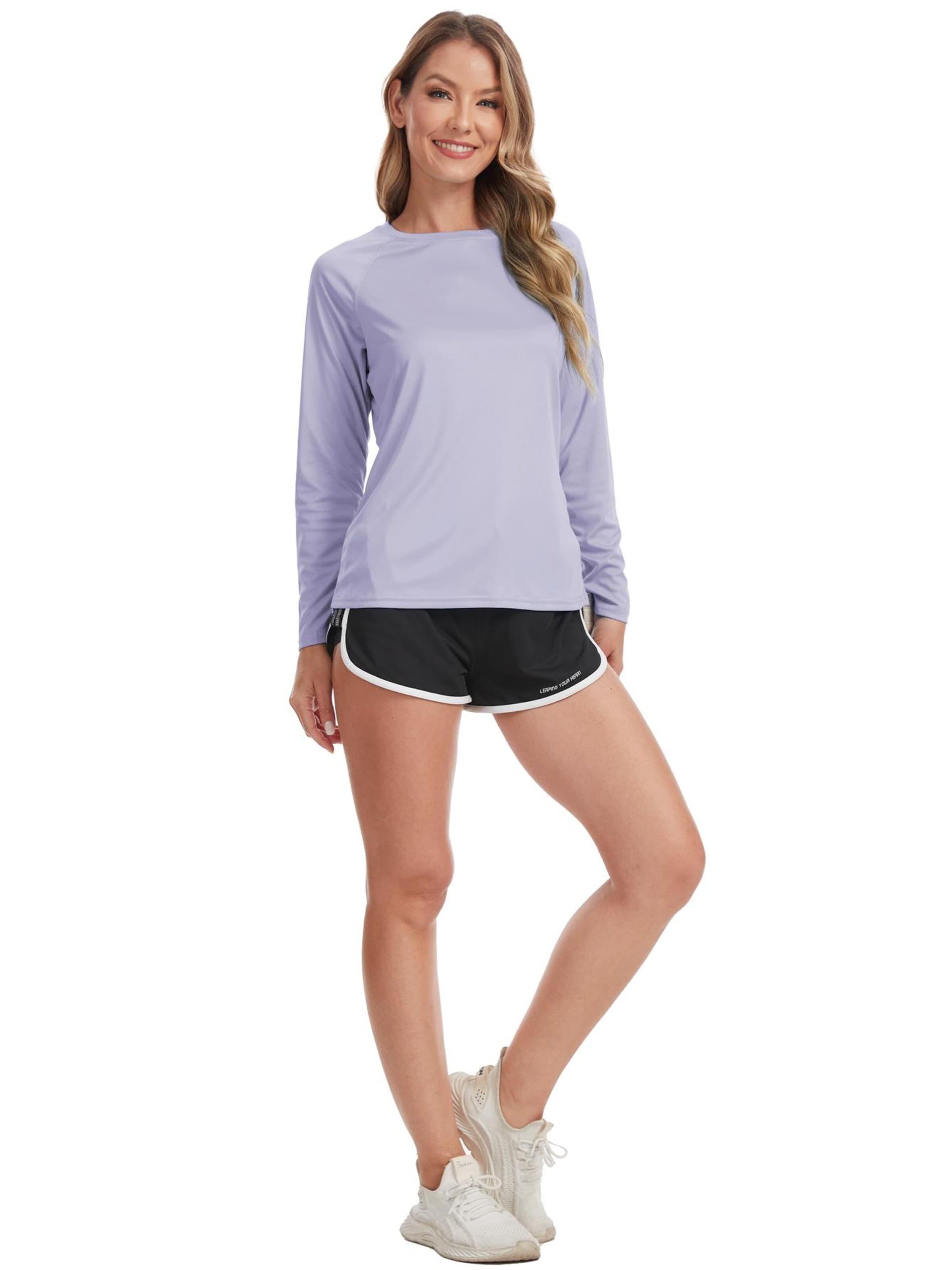 MEETWEE Sporttop 'UV Protection Shirt' in Lila