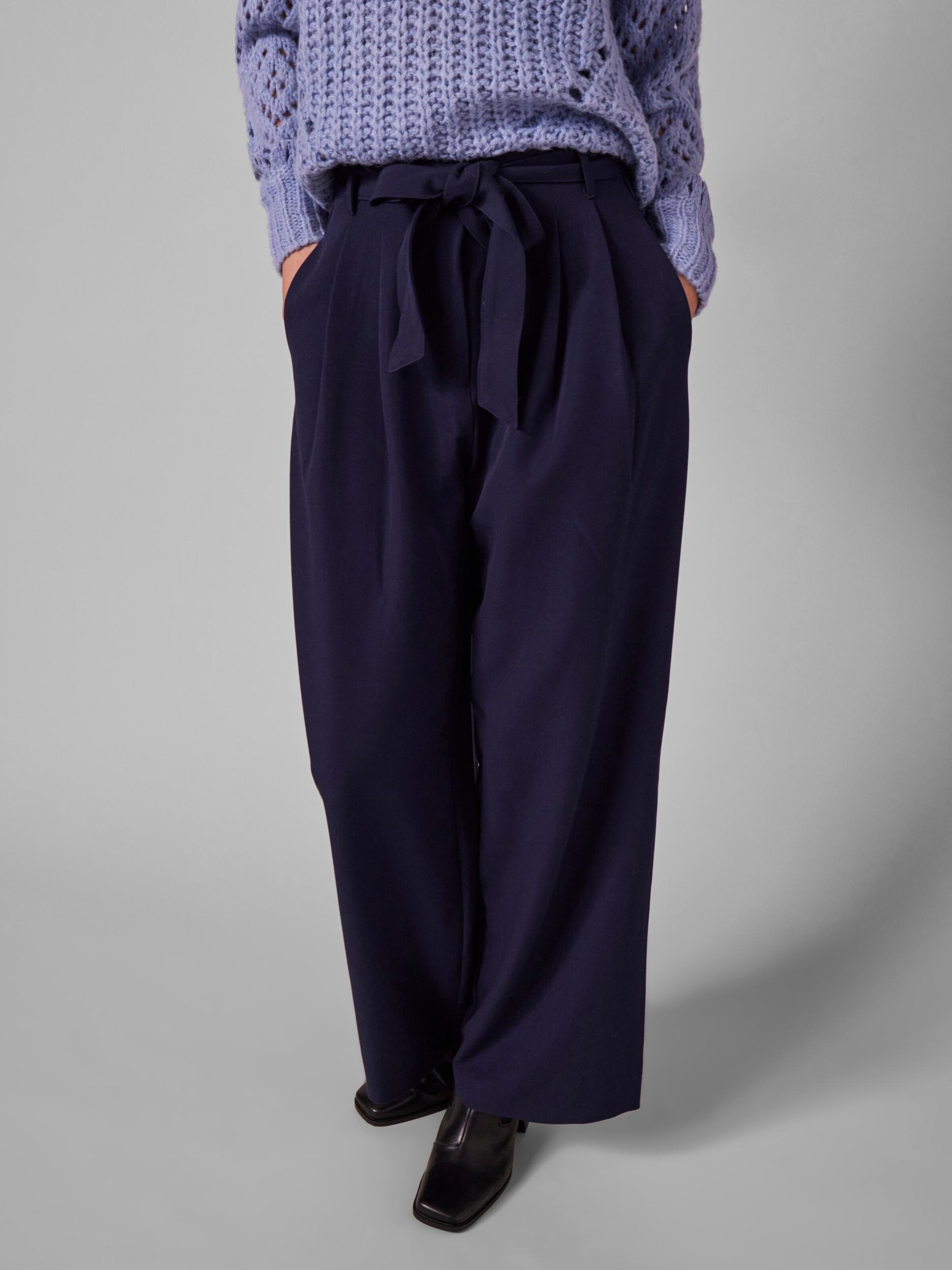 Pantalons Hose 'Vanni' Y.A.S en Bleu Marine 