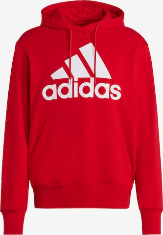 Hanorac sport 'Essentials' de la ADIDAS SPORTSWEAR pe roșu: față