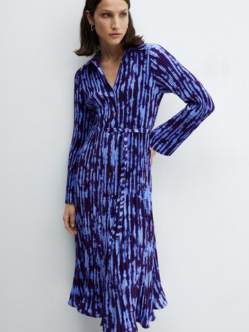 MANGO Shirt Dress 'Thea6' in Blue: front